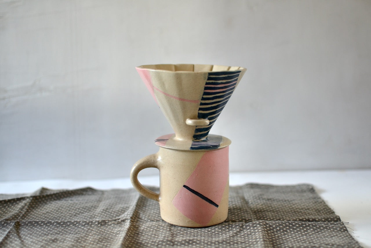 Feeling Stripy V2 Mug - Pink